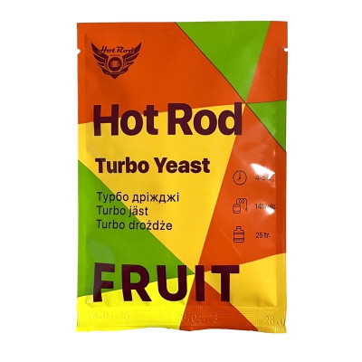 Спиртові турбо дріжджі Hot Rod Fruit на 25 л