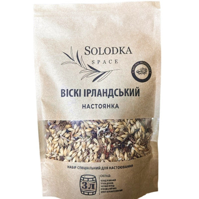 Набір спецій для настоянки віскі Ірландський (Solodka) на 3 л