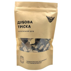 Дубова тріска український дуб середня фракція мікс з необсмаженою 100 г