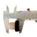 Корок корковий із чорним ковпачком 27x19.5 мм