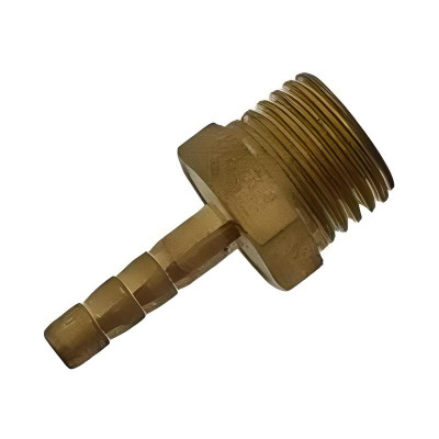 Перехідник латунний 1/4" адаптер-ялинка 4 мм