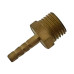 Перехідник латунний 1/4" адаптер-ялинка 4 мм