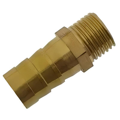Перехідник латунний 1/4" адаптер-ялинка 12 мм