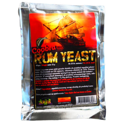 Сухі турбо дріжджі Coobra Rum Yeast