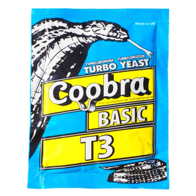 Сухі турбо дріжджі Coobra Basic T3
