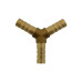 Трійник латунний для шлангу, Y-подібний 8 мм