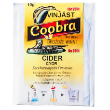 Сухі винні дріжджі Coobra Cider 10 г