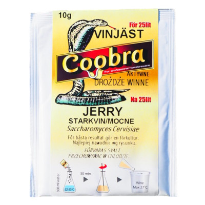 Сухі винні дріжджі Coobra Jerry 10 г