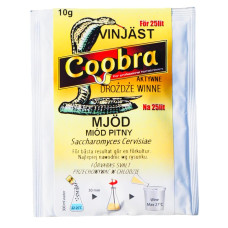 Винні дріжджі для меду Coobra 