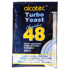 Сухі турбо  дріжджі Alcotec Turbo Yeast Classic 48