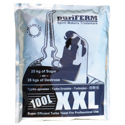 Сухі турбо дріжджі Puriferm XXL 100 літрів
