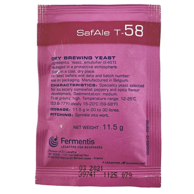Дріжджі для пива Safbrew T-58 11,5 г