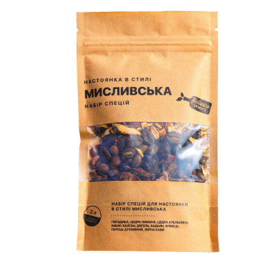 Набір спецій для настоянки "мисливська" 53 г