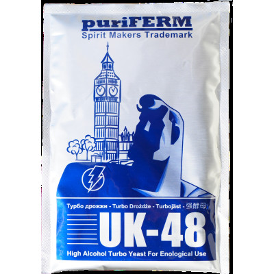 Сухі турбо дріжджі Puriferm UK-48