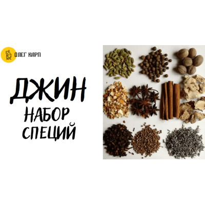 Набір спецій для приготування 8 л джину 496 г